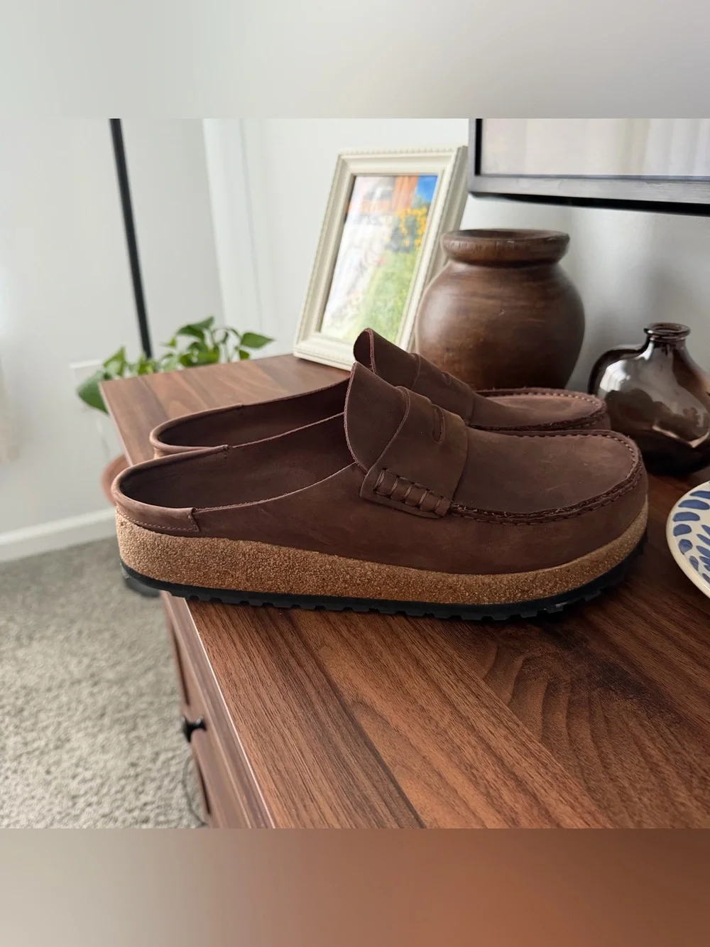 Birkenstock Naples Oiled Leather Men's Size 12 (EU 45)